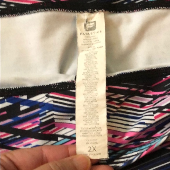 Fabletics Zoey Capri Powerhold Workout Pants - Picture 2 of 2